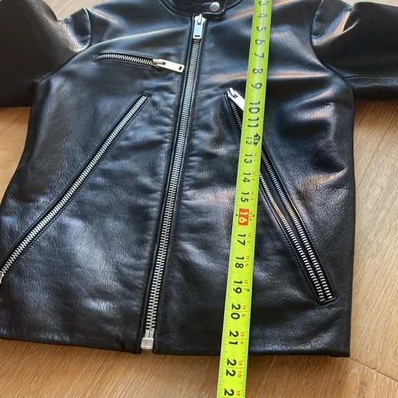 GAP Black Leather Jacket - Picture 10 of 11